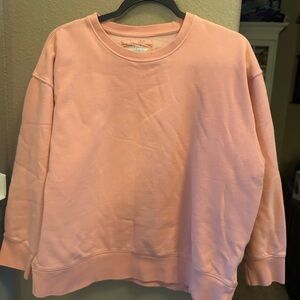 American Eagle Outfitters Soft Pinky/Peach Crew Neck Sweatshirt